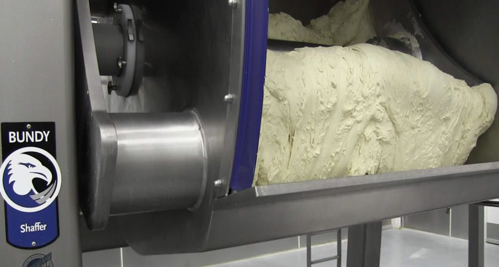 Shaffer replacement bowl with dough in it