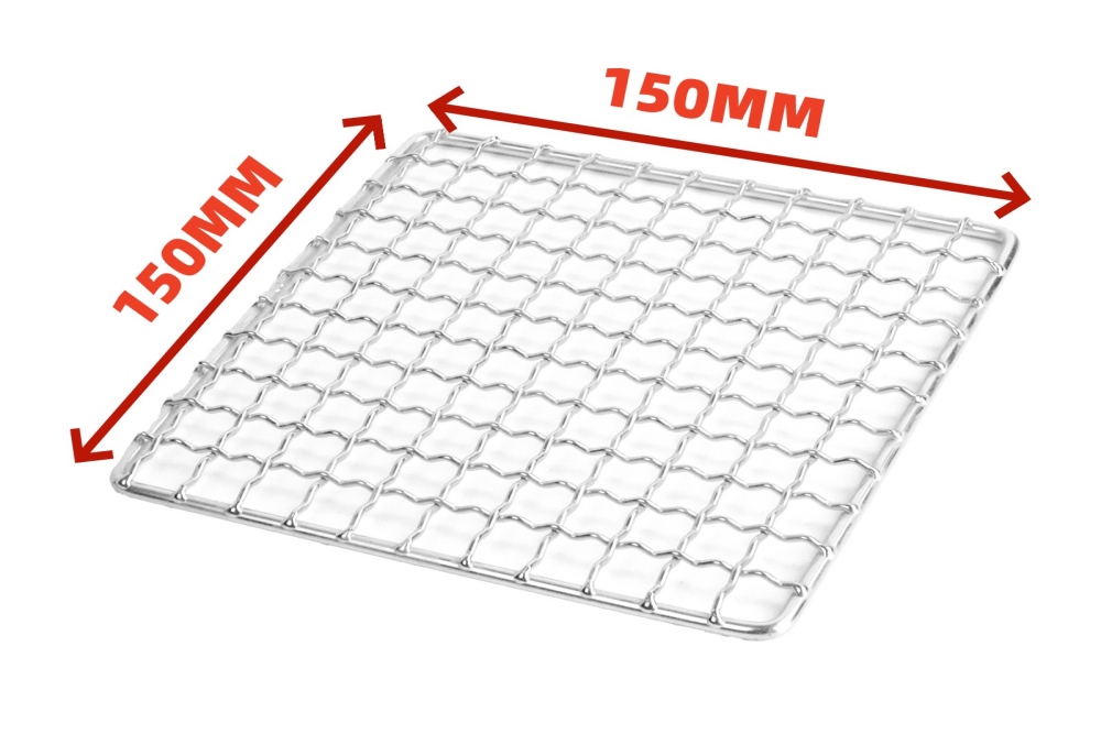 Party camping portable cooking barbecue stainless steel metal mesh