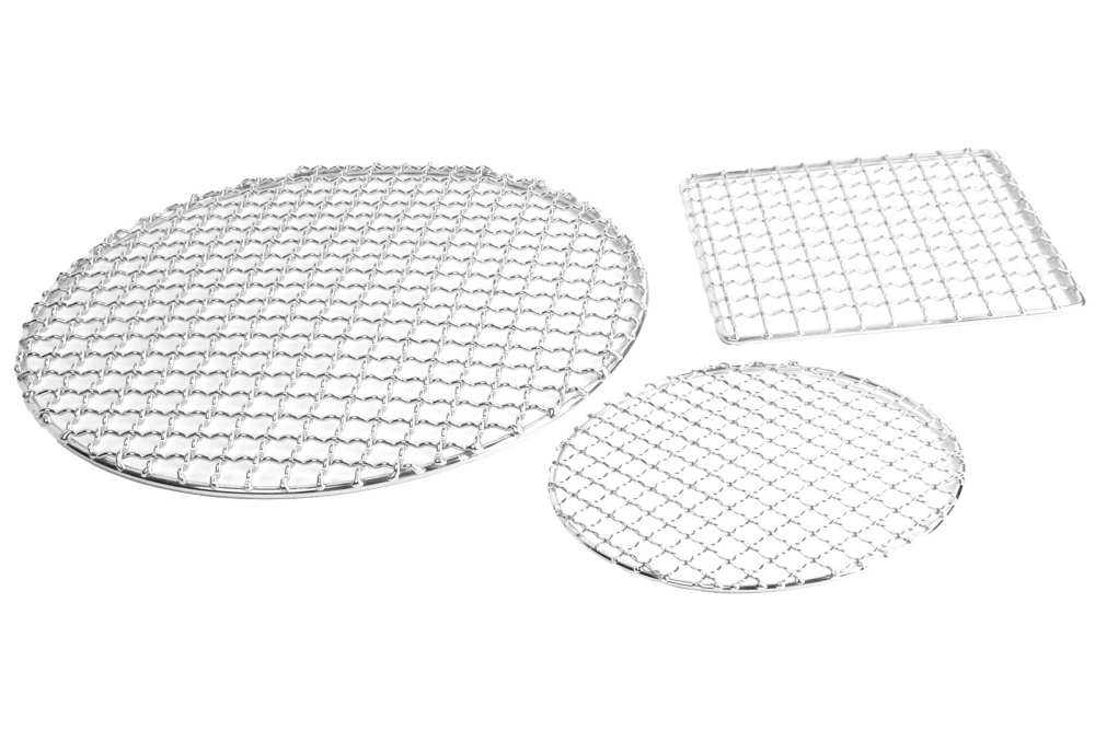 Party camping portable cooking barbecue stainless steel metal mesh