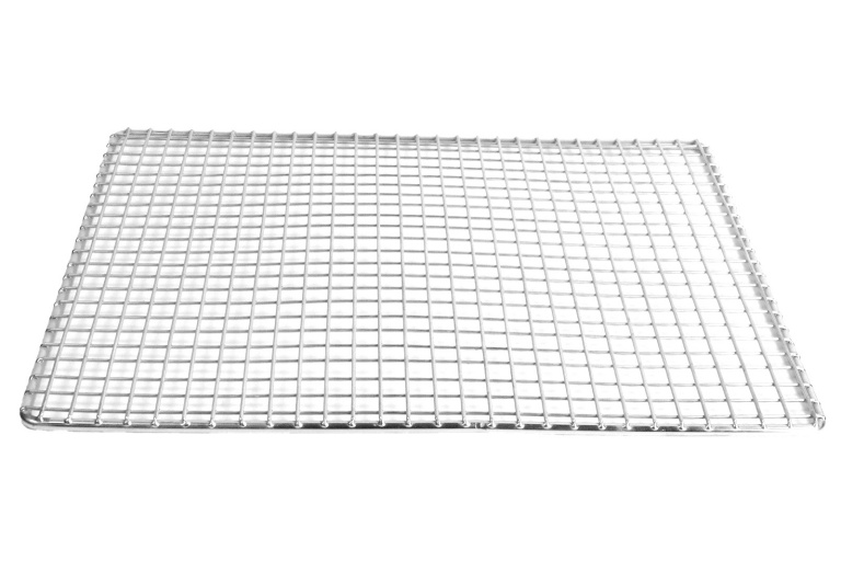 Kitchen Outdoor Camping Stainless Steel Portable Rectangular Barbecue Mesh