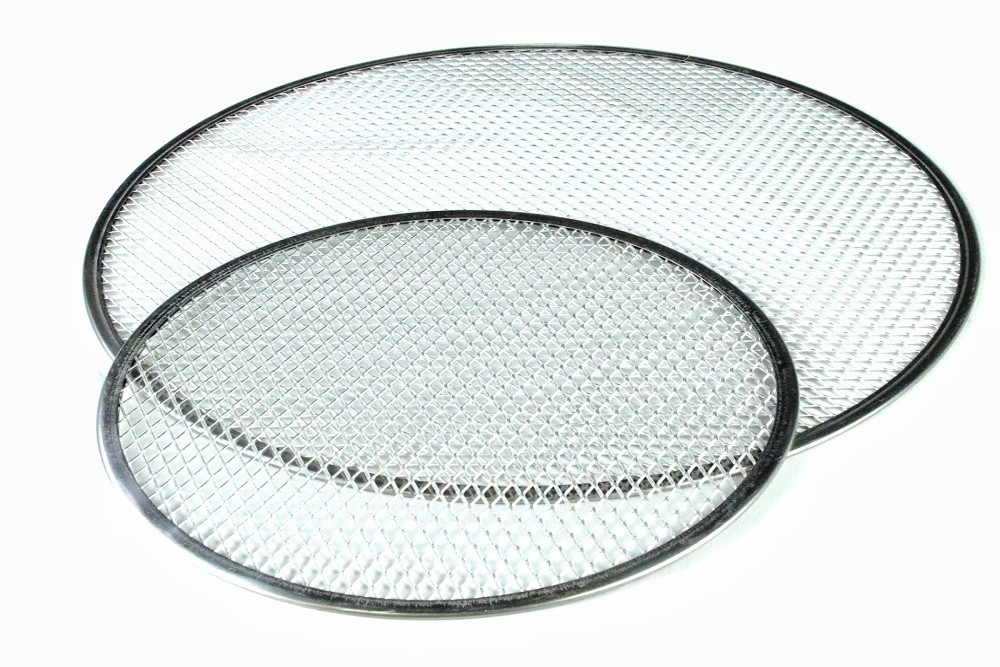 Customizable multi size stainless steel circular kitchen oven pizza mesh