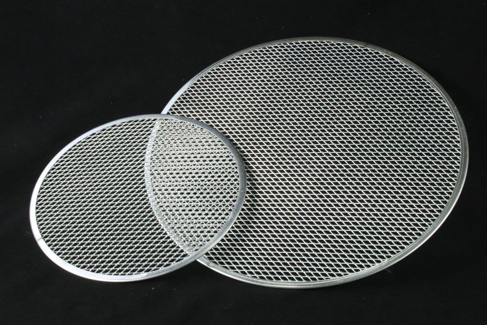 Customizable multi size stainless steel circular kitchen oven pizza mesh