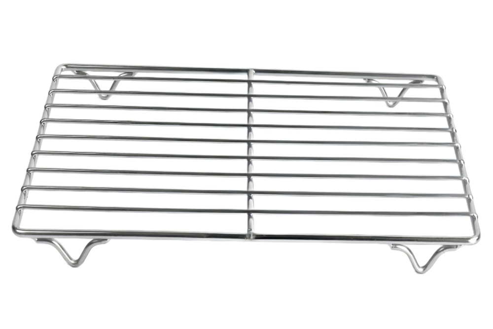 Customizable and stackable stainless steel barbecue baking and cooling rack