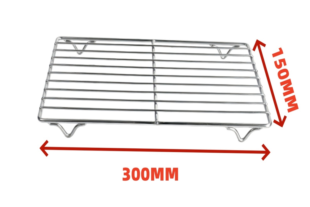 Customizable and stackable stainless steel barbecue baking and cooling rack
