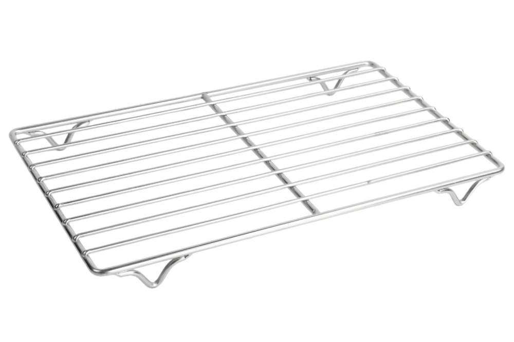 Customizable and stackable stainless steel barbecue baking and cooling rack