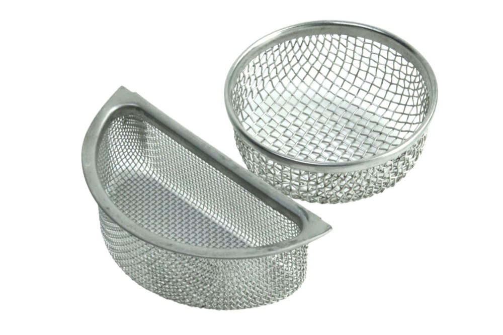Half round stainless steel kitchen tea filter cap