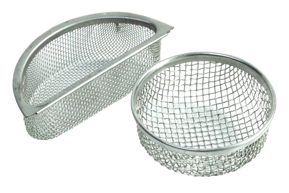 Half round stainless steel kitchen tea filter cap
