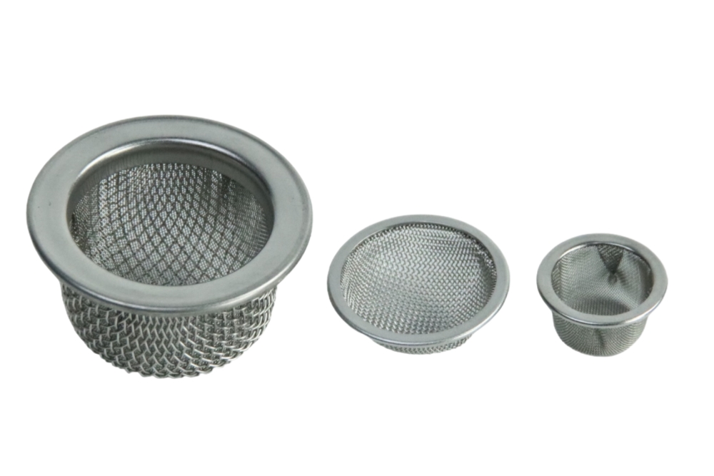 Half round stainless steel kitchen tea filter cap