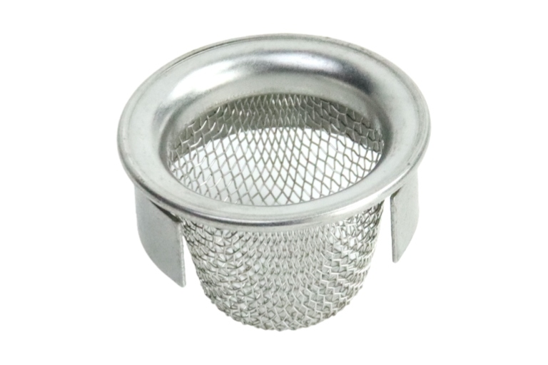 High density dome woven kitchen sink tea filter cap