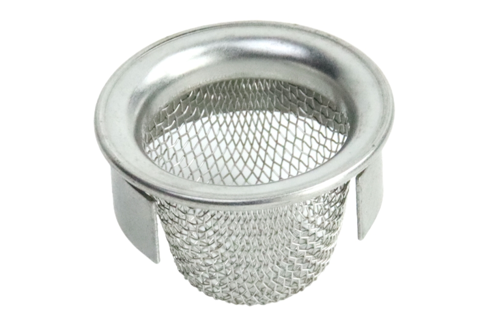 High density dome woven kitchen sink tea filter cap