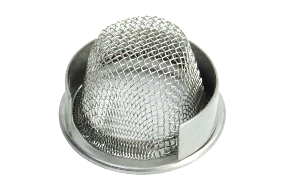 High density dome woven kitchen sink tea filter cap