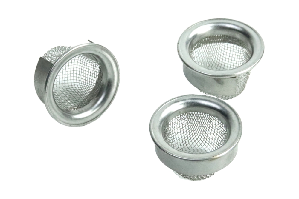High density dome woven kitchen sink tea filter cap