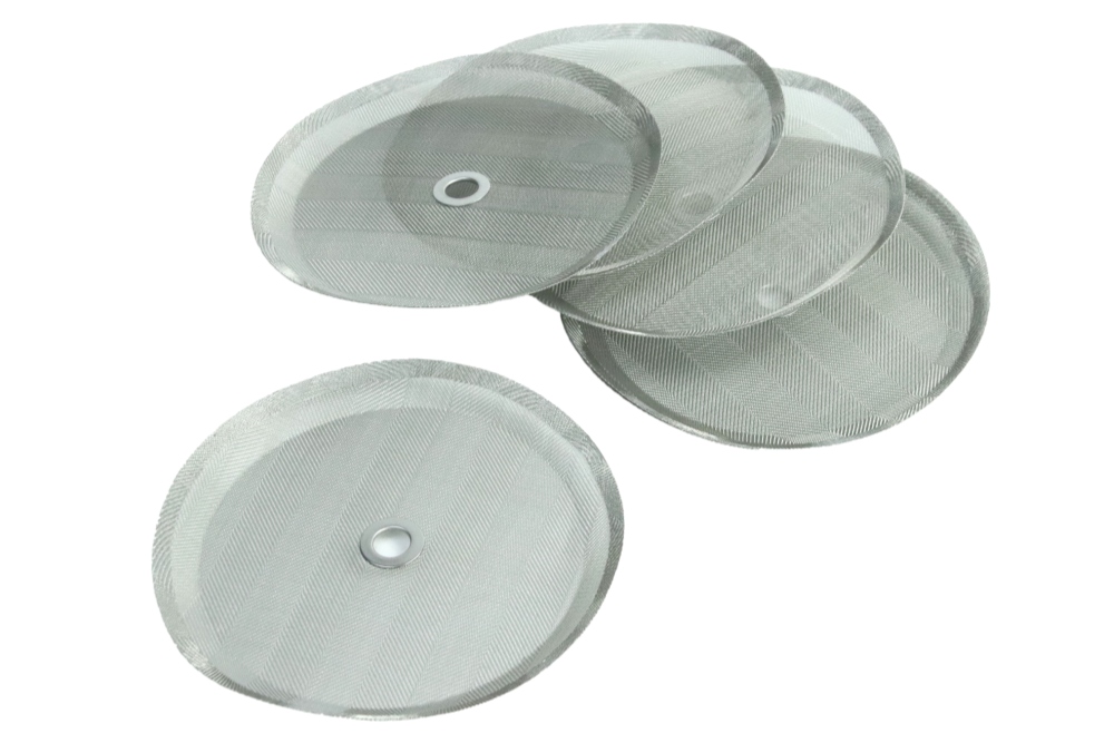 Reusable high-density woven circular French press coffee machine filter screen