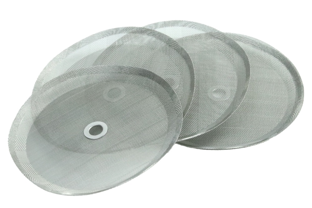 Reusable high-density woven circular French press coffee machine filter screen