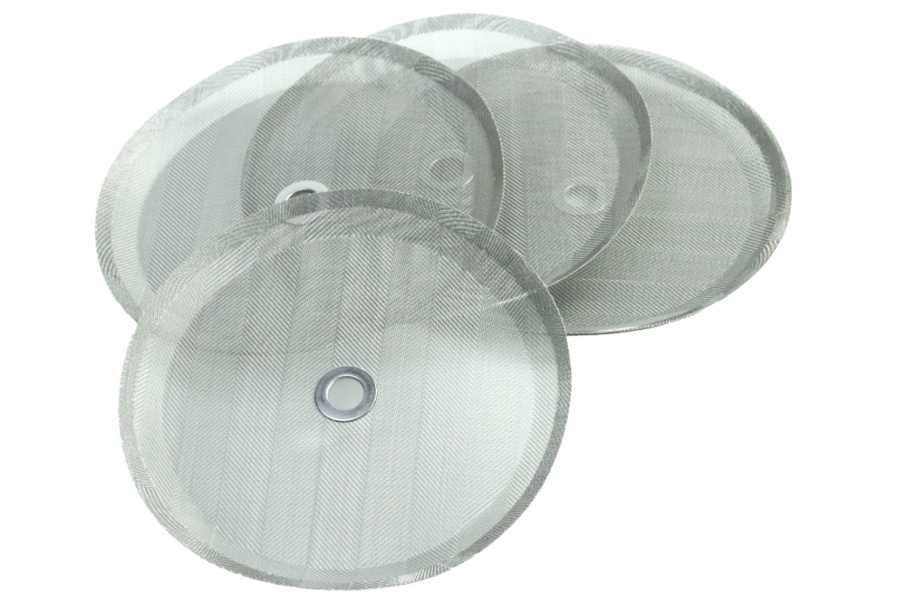 Reusable high-density woven circular French press coffee machine filter screen