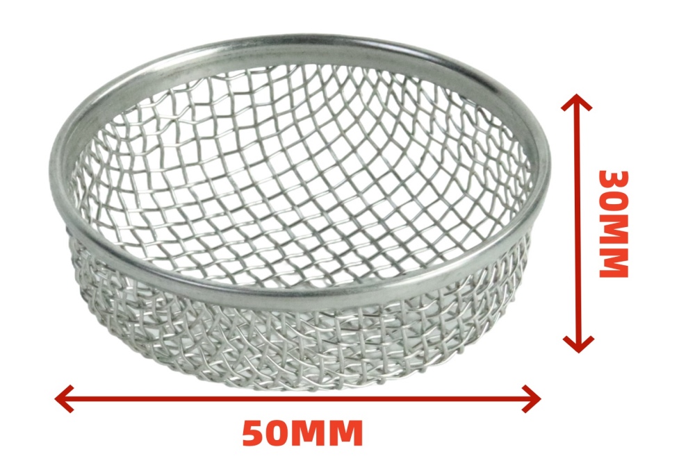 High density and durable stainless steel metal wire tea filter cap