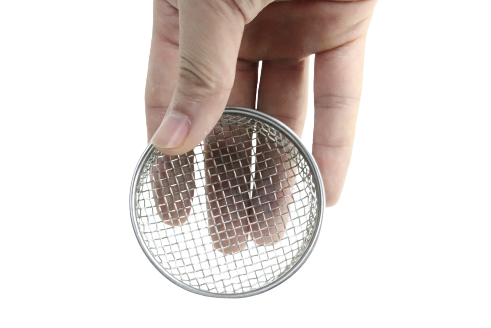 High density and durable stainless steel metal wire tea filter cap