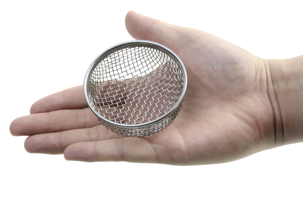 High density and durable stainless steel metal wire tea filter cap
