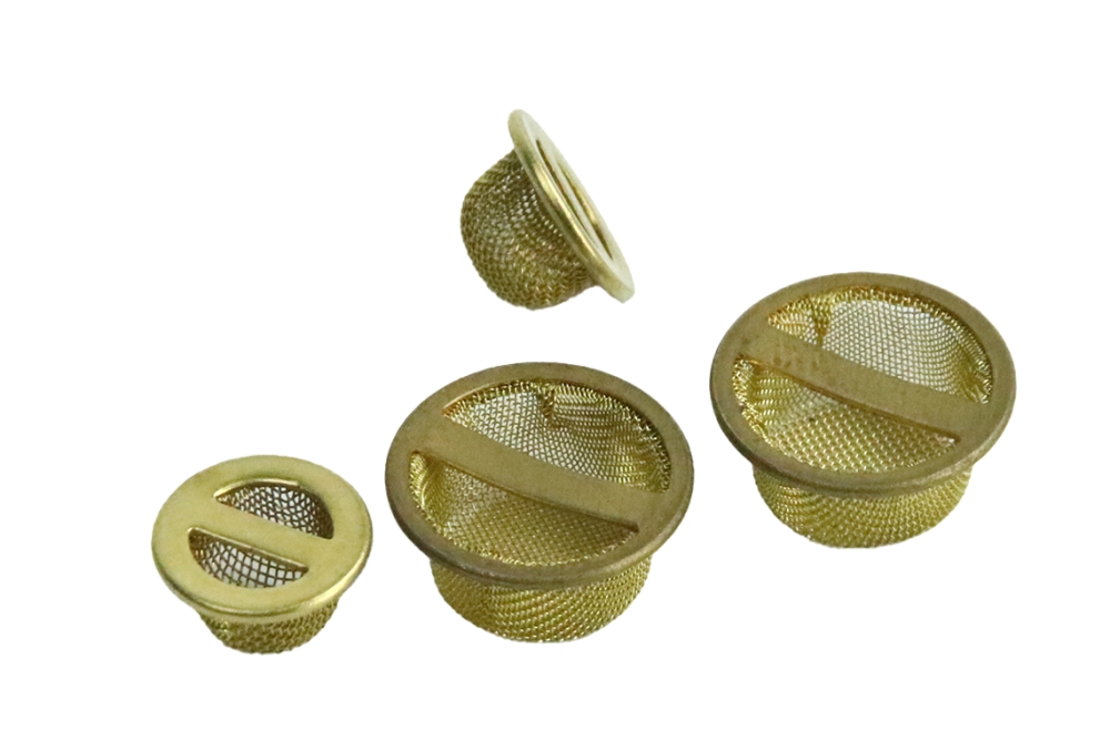 Customizable high-density mini dome brass braided filter cap