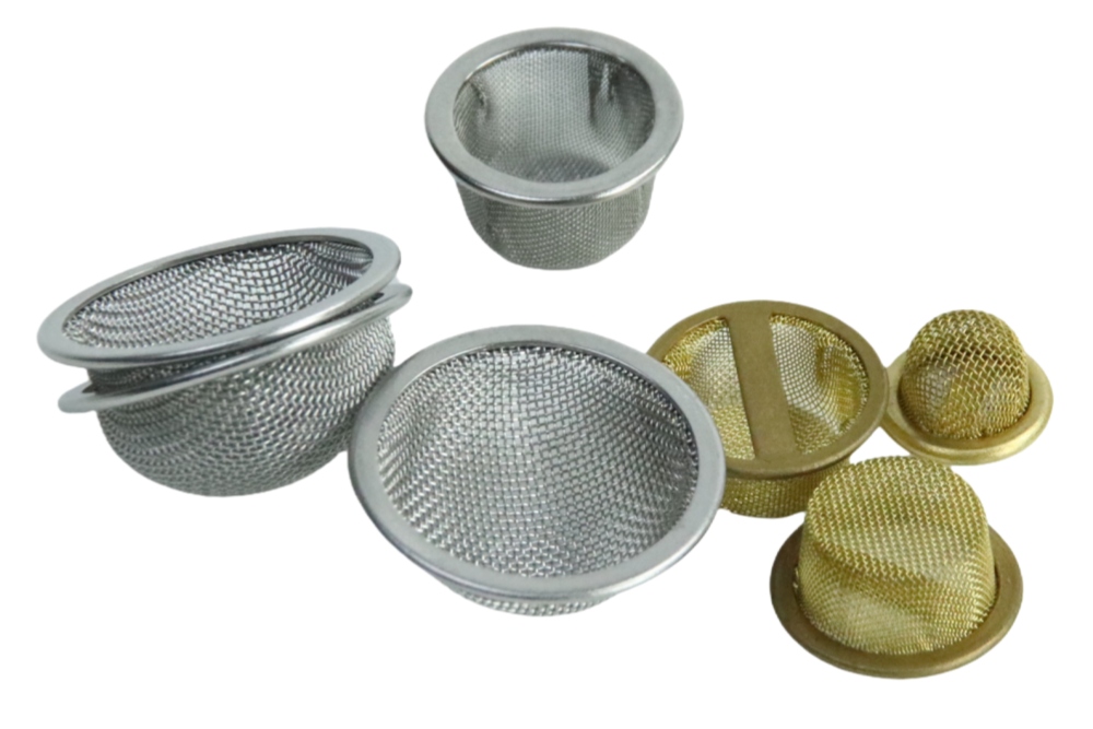 Customizable high-density mini dome brass braided filter cap