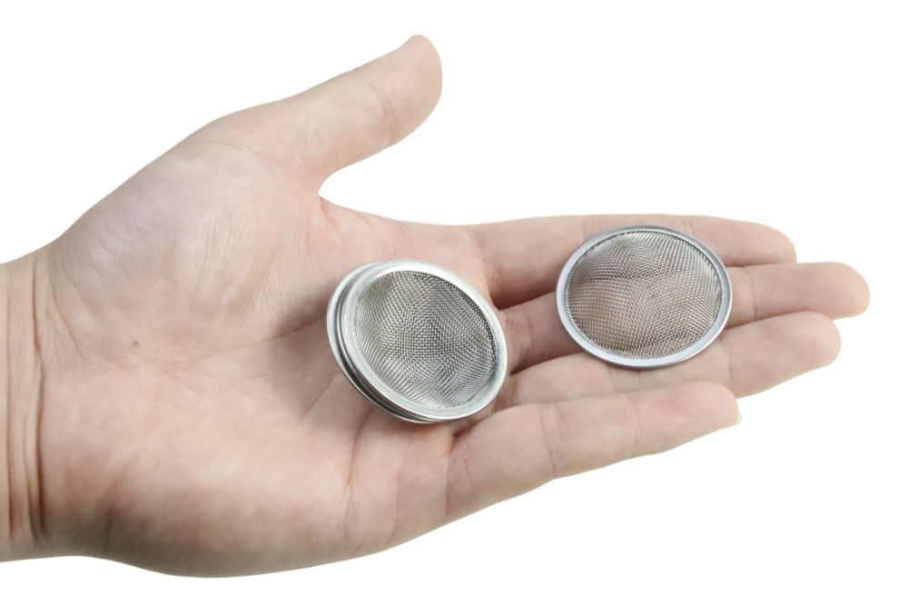 High density customizable kitchen outdoor camping tea filter cap