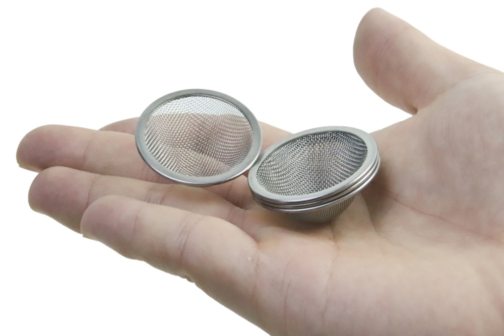 High density customizable kitchen outdoor camping tea filter cap