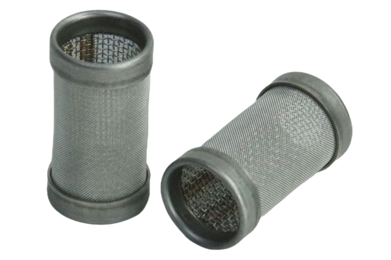 Reusable high-density stainless steel cylindrical filter tube