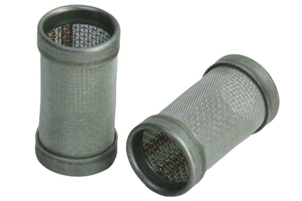 Reusable high-density stainless steel cylindrical filter tube